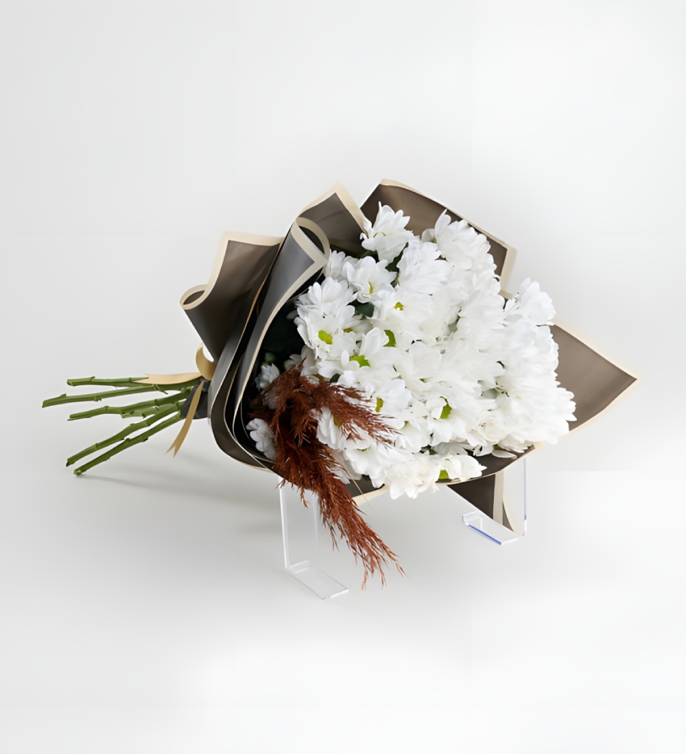 Beyaz Papatyalar Çiçek Buketi