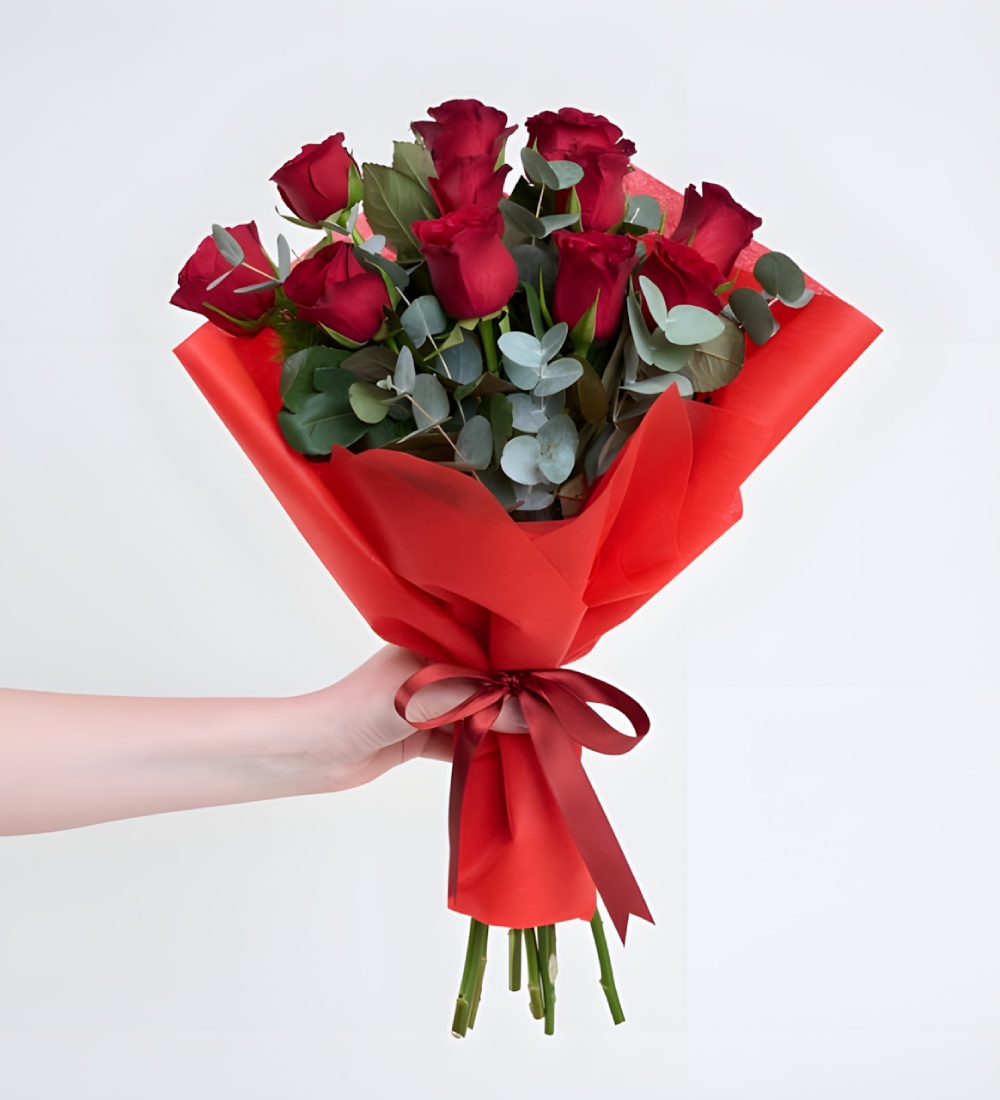 Kırmızı Gerbera Çiçek Buketi